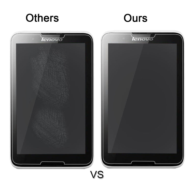 0.4mm 9H+ Surface Hardness 2.5D Explosion-proof Tempered Glass Film for Lenovo A3500 / A7-50