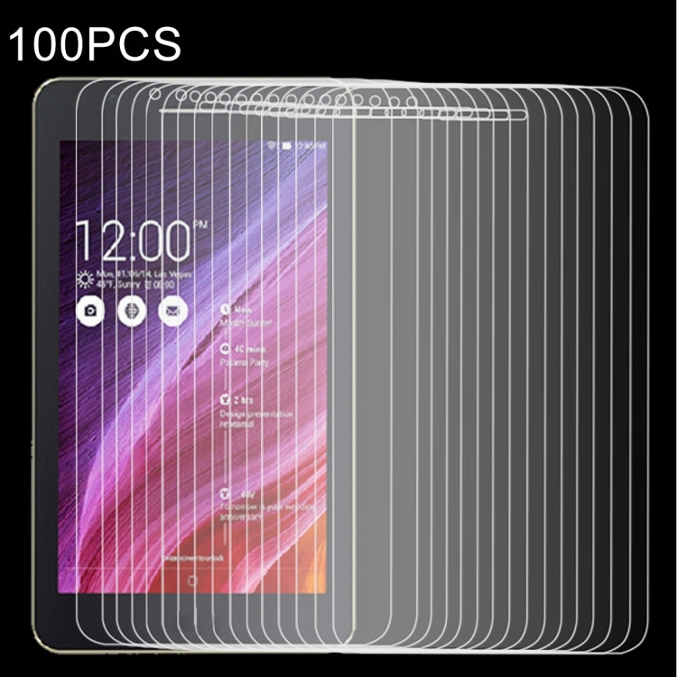 100 PCS for Asus Fonepad 7 / FE171MG 0.4mm 9H+ Surface Hardness 2.5D Explosion-proof Tempered Glass Film