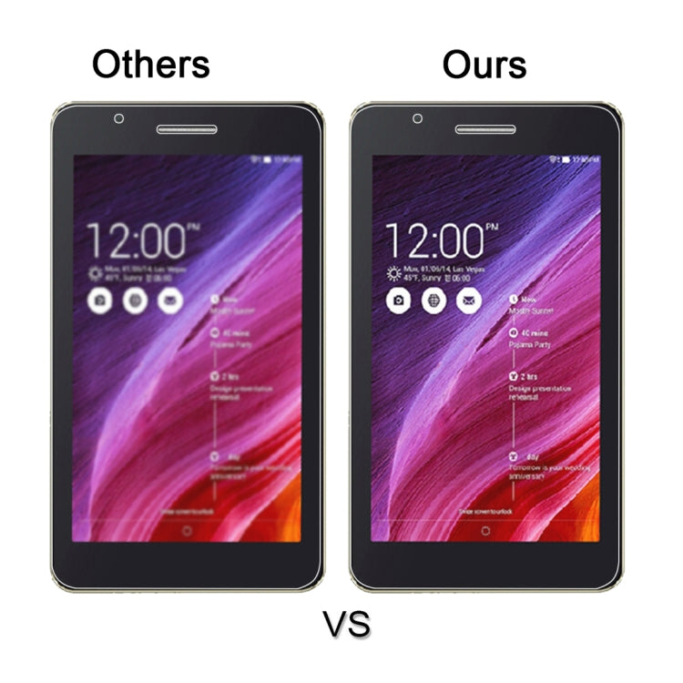 0.4mm 9H+ Surface Hardness 2.5D Explosion-proof Tempered Glass Film for ASUS Fonepad 7 / FE171MG