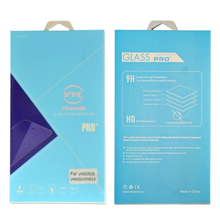 Explosion-proof Tempered Glass Film for Vkworld VK6050(S-MPH-3336) / Vkworld VK6050S(S-MPH-5120) / BLUBOO X550(S-MPH-1750) / iNEW L4(S-MPH-0957)