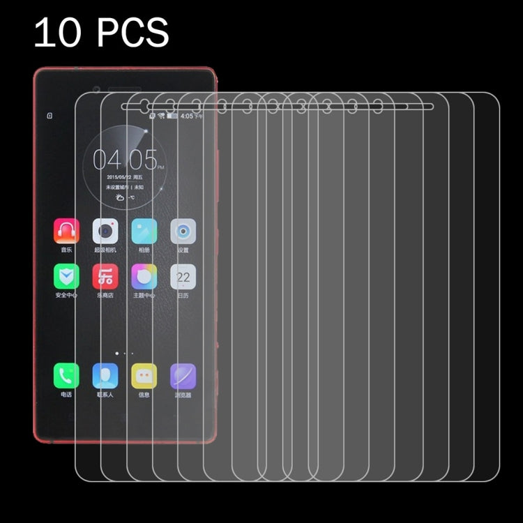 10PCS for Lenovo Vibe Shot 0.26mm 9H+ Surface Hardness 2.5D Explosion-proof Tempered Glass Film