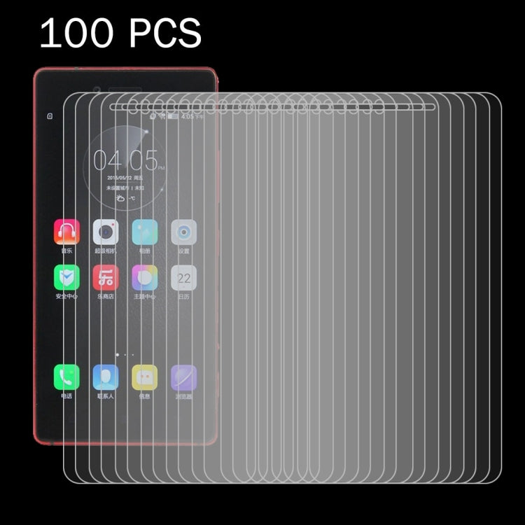 100 PCS for Lenovo Vibe Shot 0.26mm 9H+ Surface Hardness 2.5D Explosion-proof Tempered Glass Film