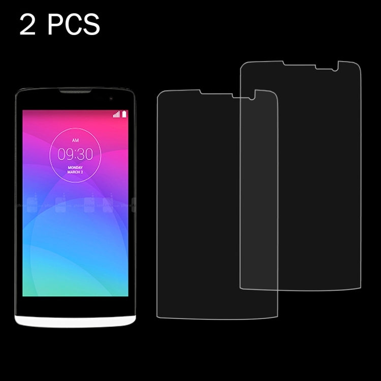2 PCS for LG Leon / C40 0.26mm 9H+ Surface Hardness 2.5D Explosion-proof Tempered Glass Film