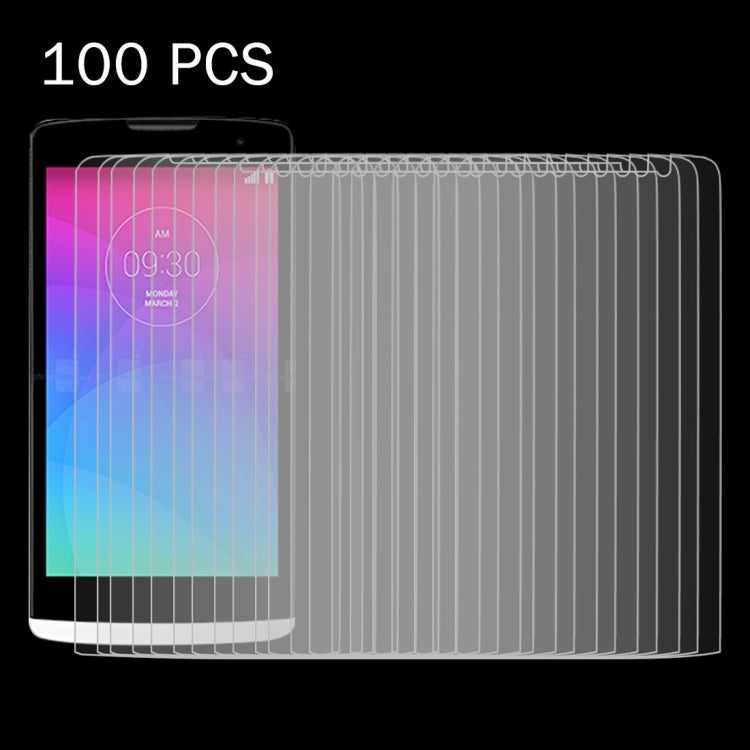 100 PCS for LG Leon / C40 0.26mm 9H+ Surface Hardness 2.5D Explosion-proof Tempered Glass Film