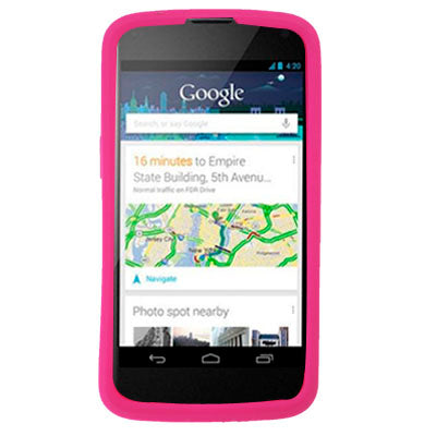 Pure Colour Silicon Case for LG E960 Nexus4