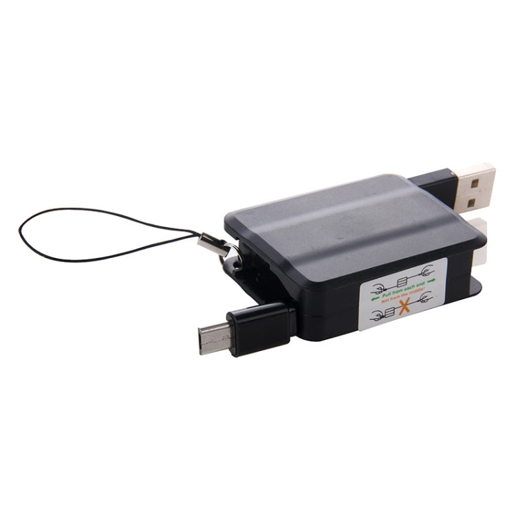 Squared Bobbin Style Micro USB to USB Data / Charger Cable for Galaxy S6 Edge / S6 / S5 / SIV / SIII, Tab / Tab 2 / Tab 3 / Tab 4, Note 5 / Note 4 / Note 10.1, HTC, Nokia, Sony,etc Max Length: 85cm