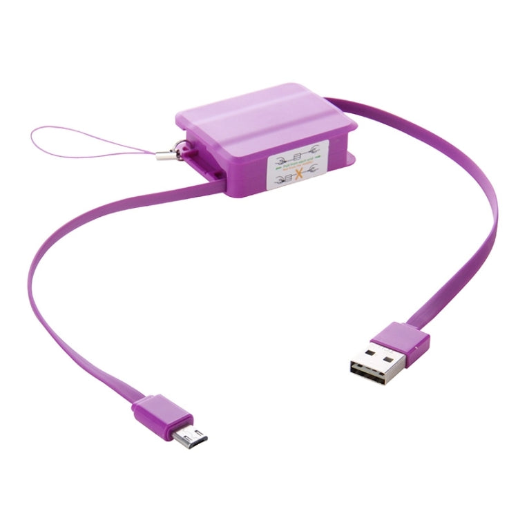 Squared Bobbin Style Micro USB to USB Data / Charger Cable for Galaxy S6 Edge / S6 / S5 / SIV / SIII, Tab / Tab 2 / Tab 3 / Tab 4, Note 5 / Note 4 / Note 10.1, HTC, Nokia, Sony,etc Max Length: 85cm