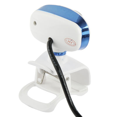 16.0 Mega Pixels USB 2.0 Driverless PC Camera / Webcam with Clip + MIC, Cable Length: 1.1m(White)