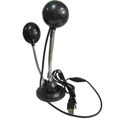 1.3 Mega Pixels Driverless 4 LED PC Camera With Mic,12 LED Light, Vacuum Cup Sucker