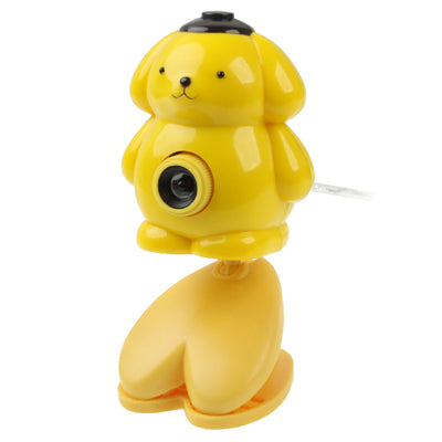 USB 2.0 Cartoon Yellow Bear Style 0.48 Mega Pixels Driverless PC Camera / Webcam, Cable Length: 1.2m