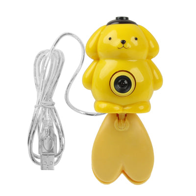 USB 2.0 Cartoon Yellow Bear Style 0.48 Mega Pixels Driverless PC Camera / Webcam, Cable Length: 1.2m