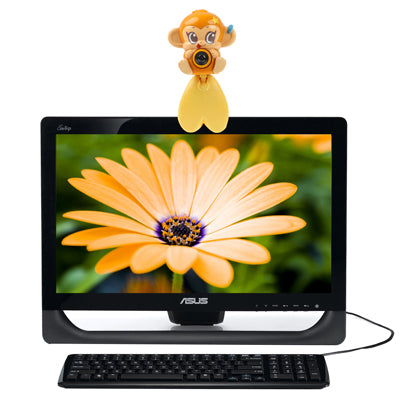 USB 2.0 Cartoon Monkey Style 0.48 Mega Pixels Driverless PC Camera / Webcam, Cable Length: 1.2m