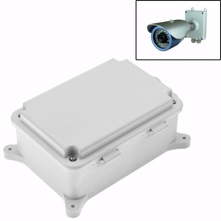 Security Surveillance Cameras Plastic Waterproof Power Supply Box, Size: 17cm x 11.5cm x 7.5cm(White)