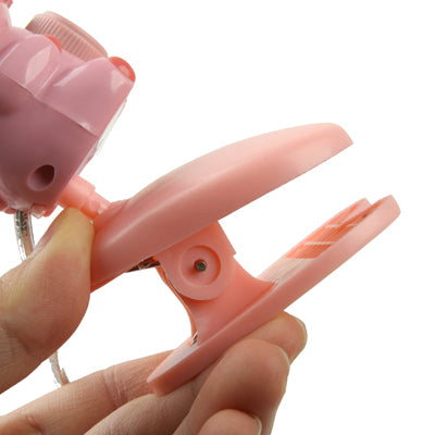 USB 2.0 Cartoon Pink Pig Style 0.48 Mega Pixels Driverless PC Camera / Webcam, Cable Length: 1.2m