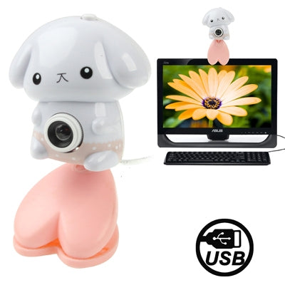 USB 2.0 Cartoon Cat Style 0.48 Mega Pixels Driverless PC Camera / Webcam, Cable Length: 1.2m
