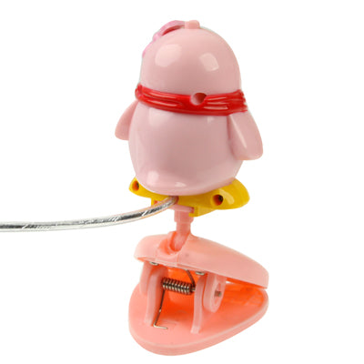 USB 2.0 Cartoon Penguins Style 0.48 Mega Pixels Driverless PC Camera / Webcam, Cable Length: 1.2m