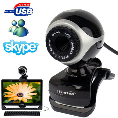 1.3 Mega Pixels USB 2.0 Driverless PC Camera / Webcam, Cable Length: 1.2m