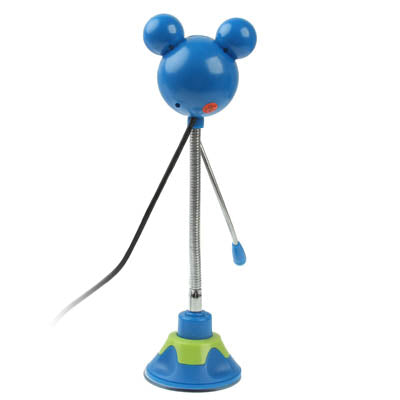 5.0 Mega Pixels Mickey Style USB 2.0 Driverless PC Camera / Webcam with MIC, Cable Length: 1.2m