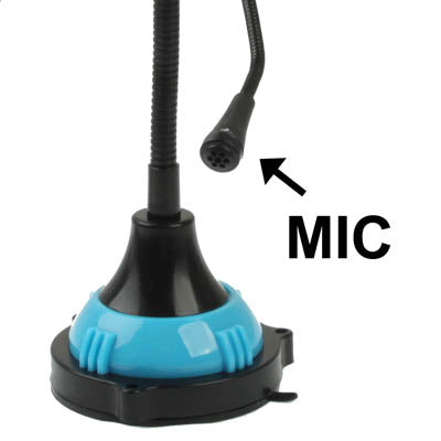 5.0 Mega Pixels USB 2.0 Driverless PC Camera / Webcam with MIC and 4 LED Lights, Cable Length: 1.2m