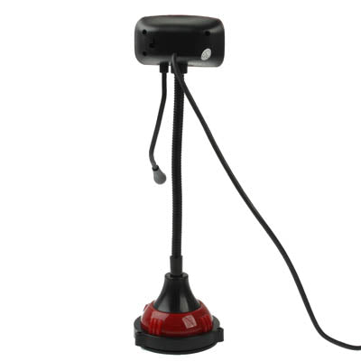 5.0 Mega Pixels USB 2.0 Driverless PC Camera / Webcam with MIC and 4 LED Lights, Cable Length: 1.2m