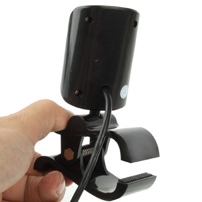 5.0 Mega Pixels USB 2.0 Driverless PC Camera / Webcam with Clip + MIC, Cable Length: 1.1m(Black)
