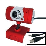 USB 16.0 Mega Pixels Driverless PC Camera with Mic and 360 degree rotated
