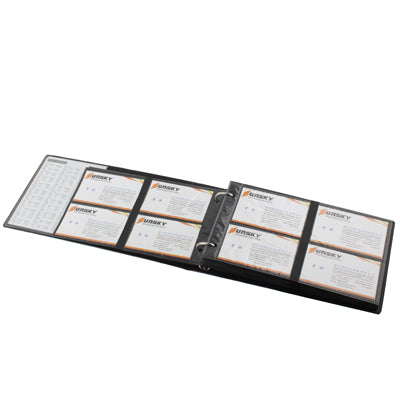 High Quality Leather Business Name Credit ID Card Holder with 240 Holder (No. 5795)