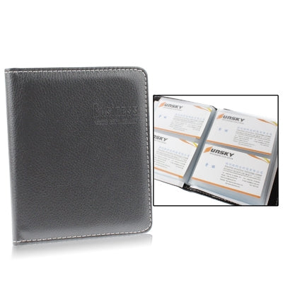 High Quality Leather Business Name Credit ID Card Holder with 72 Holder (No. 5790)