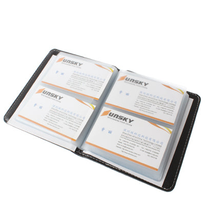 High Quality Leather Business Name Credit ID Card Holder with 72 Holder (No. 5790)