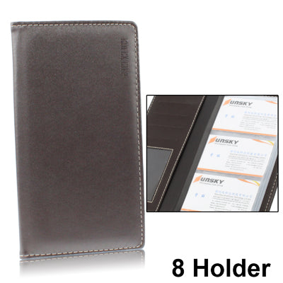 High Quality Leather Business Chick Clip Holder with 5 x Clip + 3 x Holder (No. 5799)