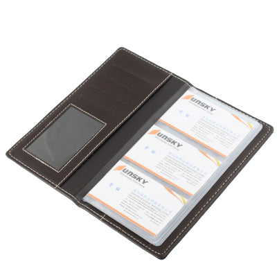 High Quality Leather Business Chick Clip Holder with 5 x Clip + 3 x Holder (No. 5799)