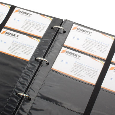 Advanced Leather Business Name Credit ID Card Holder with 600 Holder (No. 5798)