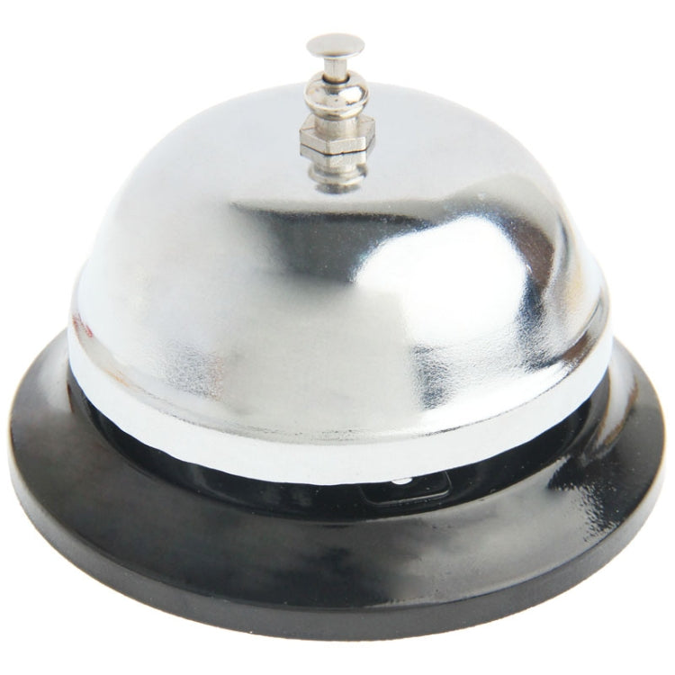 Stainless Steel Bell for Coffee House / Bar / Kitchen Hotel Service Call, QJ125 (Silver)