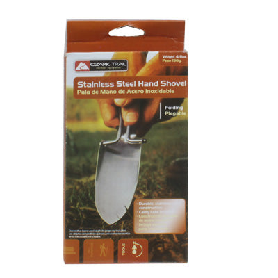 Folding Stainless Steel Hand Shovel(Silver)