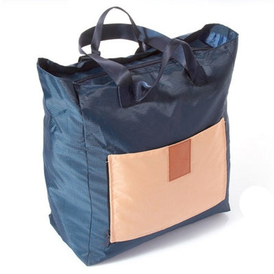 Portable Multi-functional Folding Carrying Bag Pouch Storage Bag for Travel(Dark Blue)