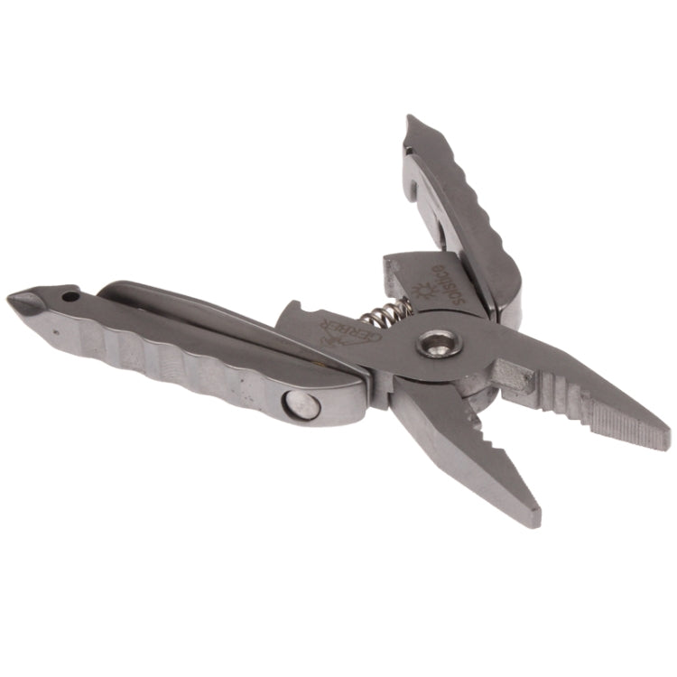 Mini Multi-functional Stainless Steel Powerful Pliers Tongs(Grey)