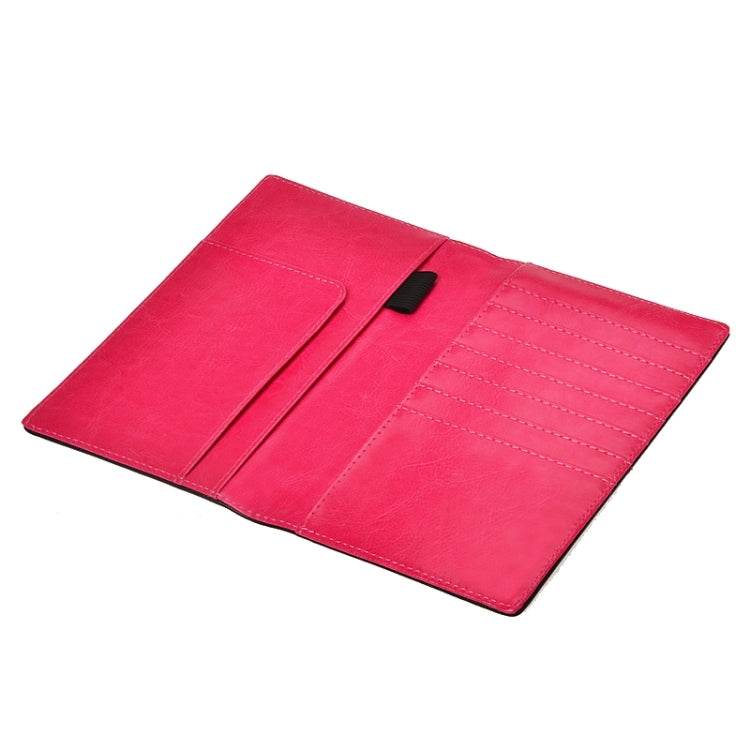 Classical Leather Passport Travel Wallet Case with Card Slots &Wallet & Pen Strap (Random Color Delivery)