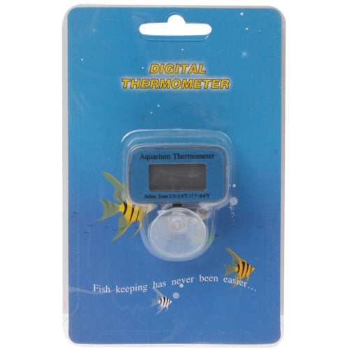 Digital Submersible Fish Tank Aquarium LCD Thermometer(Blue)