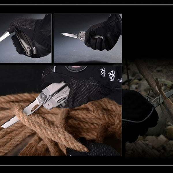 Multifunctional Stainless Steel Pliers with Carabiner