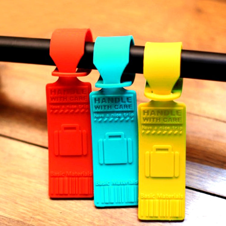 Silicone Luggage Tag / Travel Trolley Luggage Tag (Random Color Delivery)