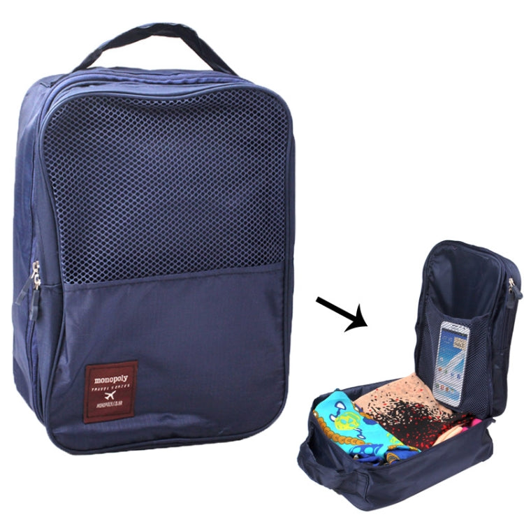 Collapsible Suitcase Clothes Sorting Bags for Travel(Dark Blue)