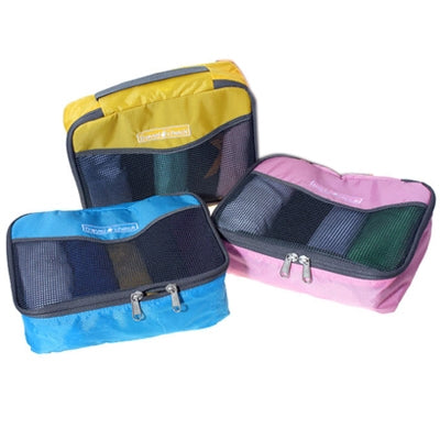 Portable Visible Net Bag Traveling Bag Hand Bag Storage Bag Storage Pouch for Outdoor Activities (Random Color Delivery)