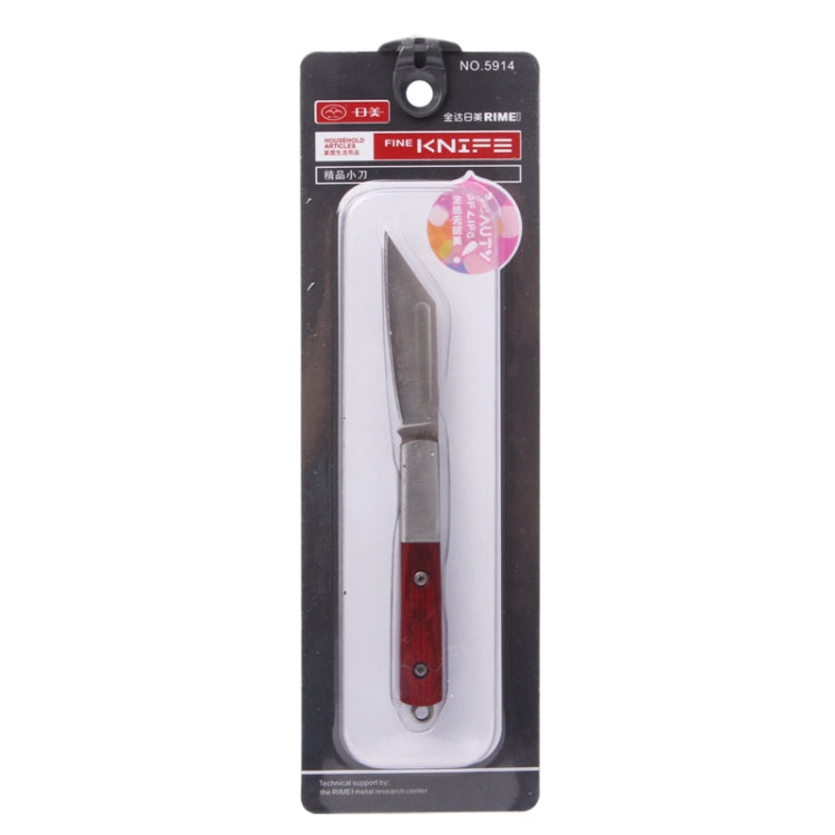 Folding Stainless Steel Knife for Outdoor(Silver)