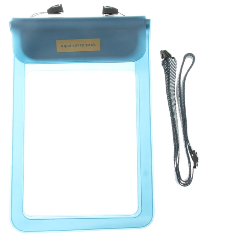 Beach Waterproof 7.0-7.7 inch Tablet PC Storage Bag with Strap for Travel, Inner Size: 13.2cm x 17cm(Blue)
