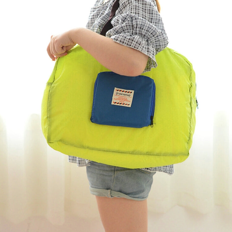 Folding Traveling Bag Handbag Storage Bag for Travel (Random Color Delivery)(Green)