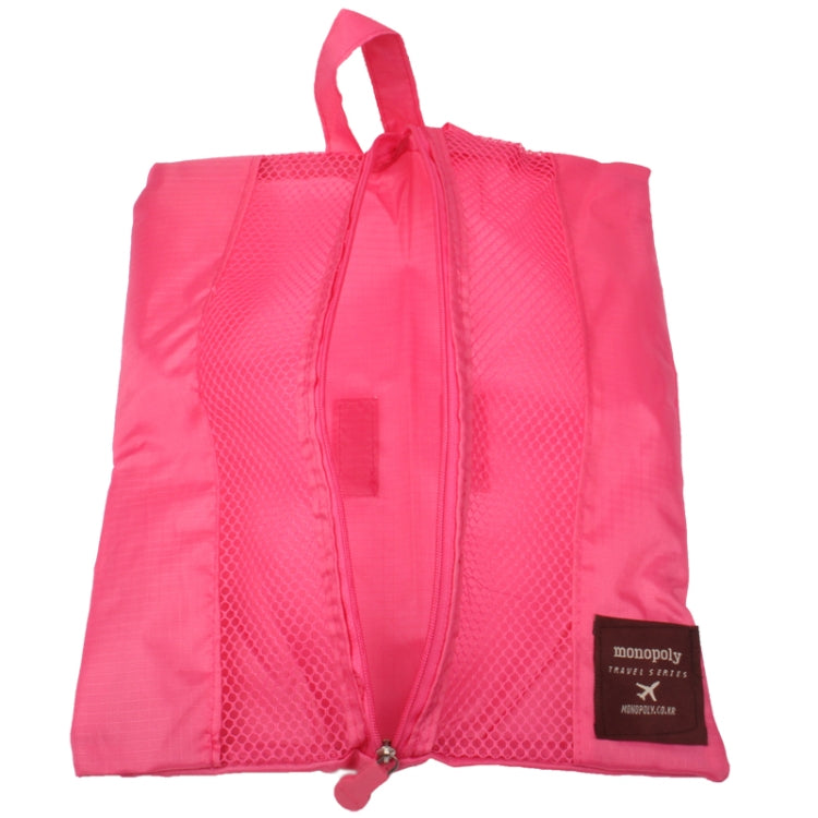 Two Way Long Storage Pouch For Travel(Magenta)