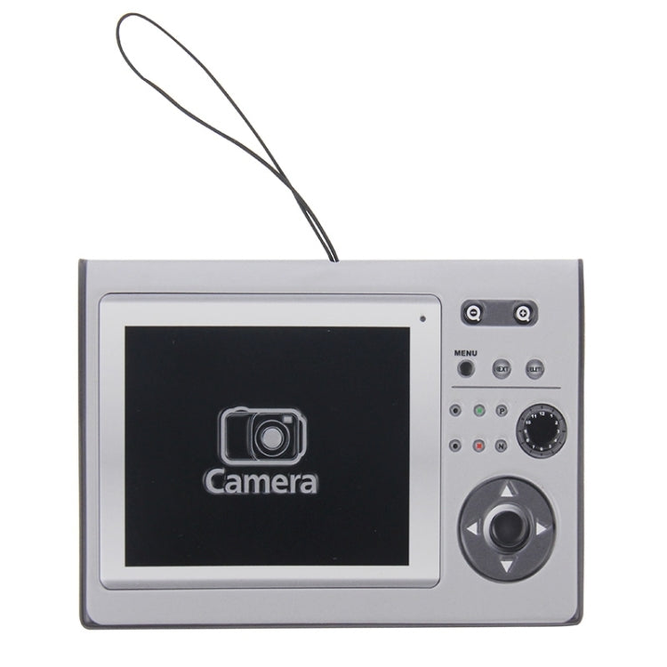 Camera Style PU Leather Travel Passport Case with Card Slots & Lanyard