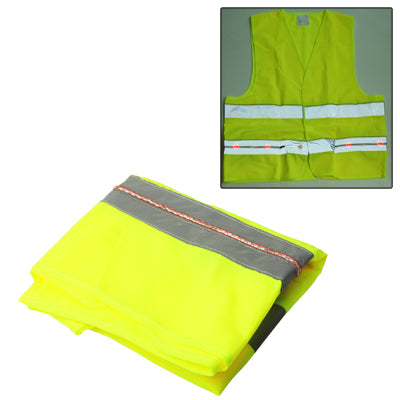 Yellow High Brightness Reflective Vest with Red LED Light for Traffic and Bike Riding