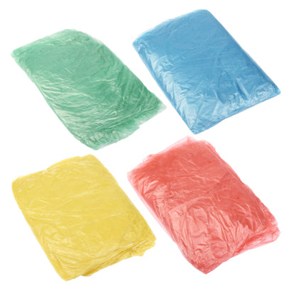 4 PCS Disposable Pocket Emergency Raincoat (Random Color Delivery)