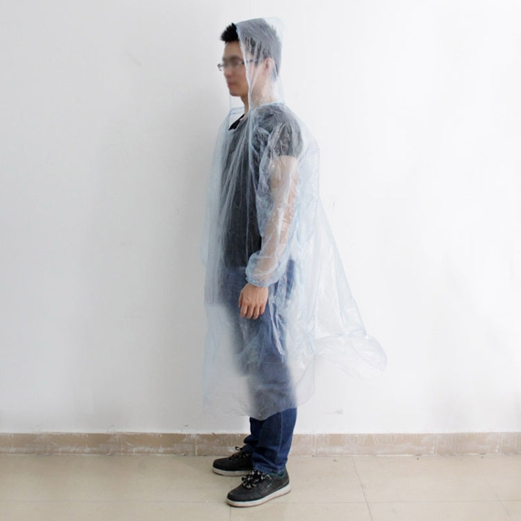 4 PCS Disposable Pocket Emergency Raincoat with String, Random Color Delivery